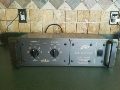 Vintage Peavey M-2600 Mark V Stereo Stage Amplifier Perfect working condition