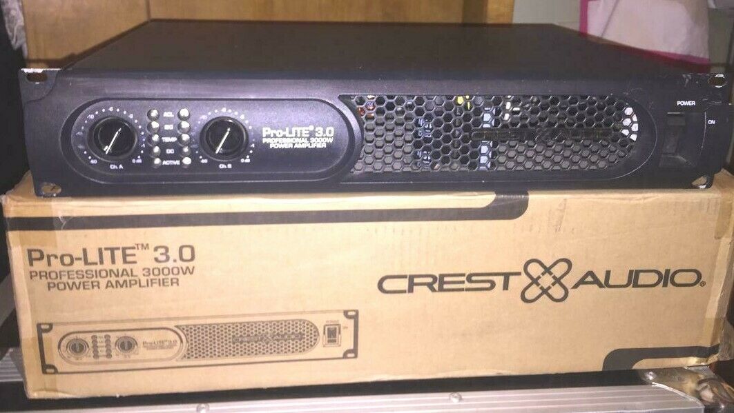 Crest ProLITE 3.0 3060 Watt Professional Live Sound Power Amplifier Amp Pro Lite