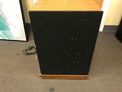 RARE MILLER AND KREISEL SOUND MX-90 Powered SUBWOOFER Serial# 481532 WOOD VENEER