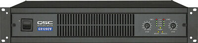 QSC CX1202V 2-Channel Power Amplifier, 1100W at 4 Ohm, 70V Capable