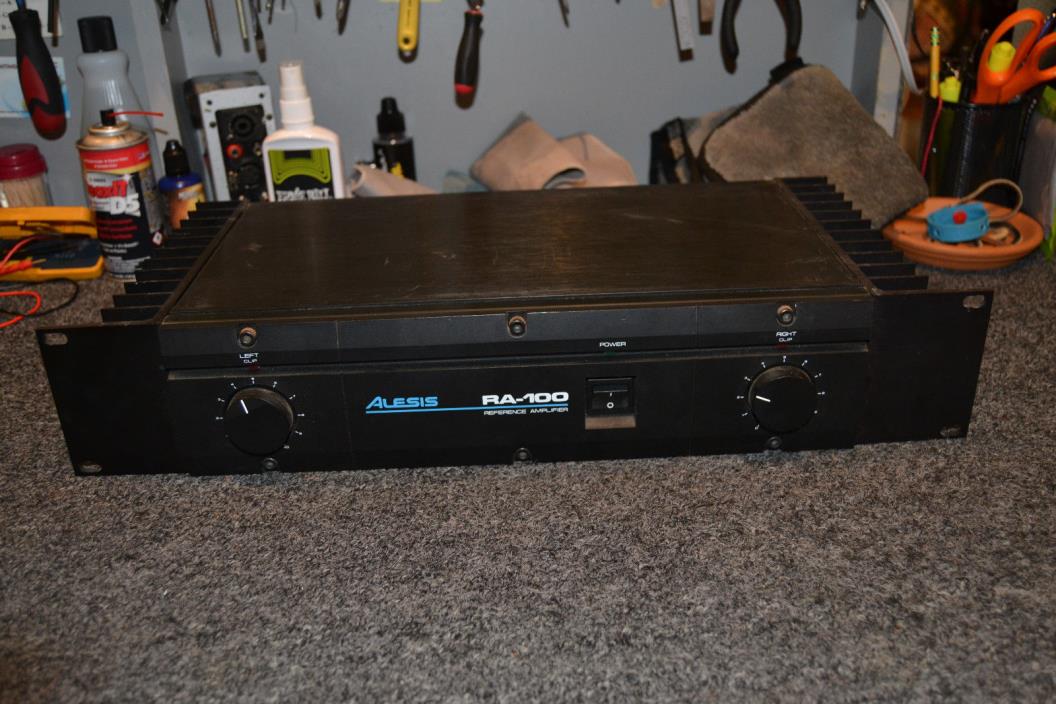 Alesis RA-100 amplifier 2x100 Watts per Channel at 4 ohms