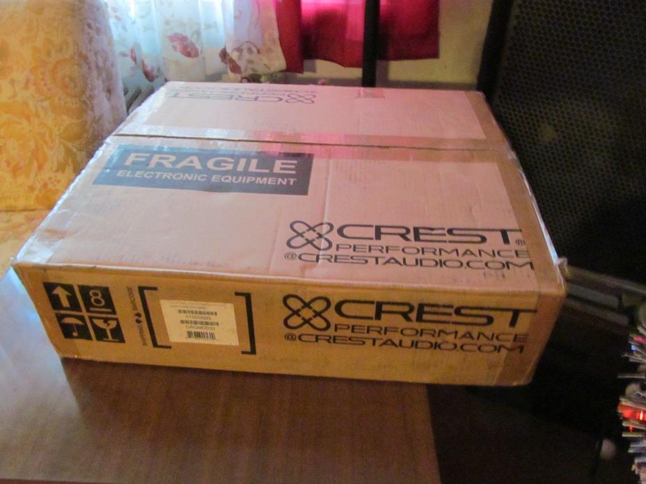 Crest Audio CPX 3800 Power Amplifier 2650 WATT-Used Twice LIST PRICE 1,144.00