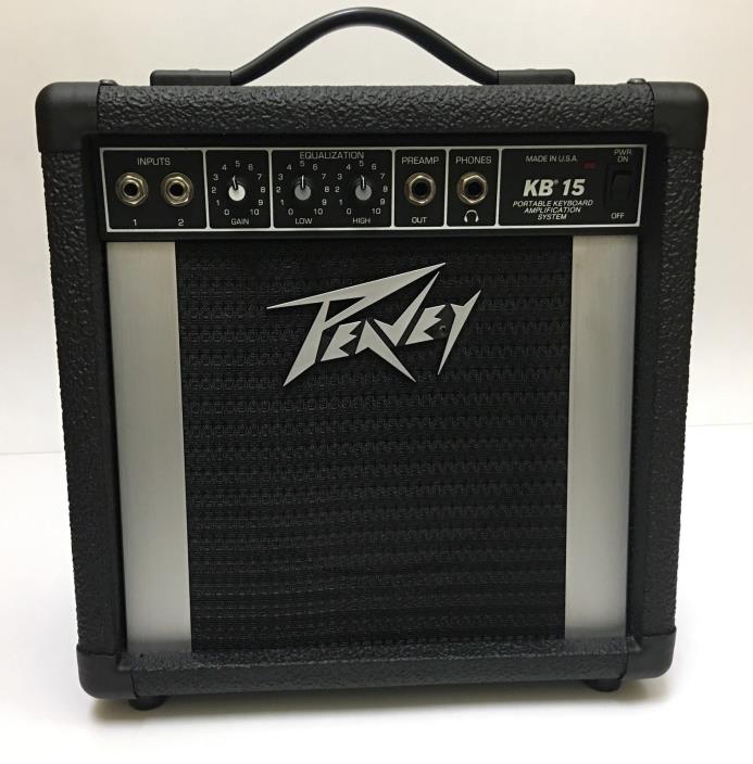 Peavey KB 15 Portable Keyboard Amplification System, Made In USA, Clean, WORKS!