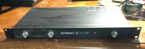 Crown D-45 Professional Rack Mount Stereo Power Amp D45 Amplifier 120V