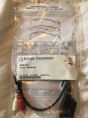 Extron ASA 141 Audio Summing Adapter 60-804-01