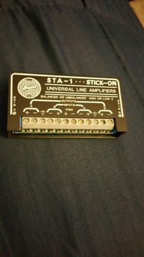 RDL STA-1 UNIVERSAL LINE AMPLIFIERS STICK ON