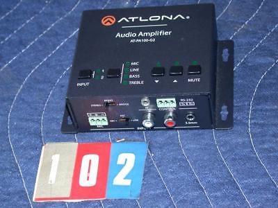 Atlona AT-PA100-G2 audio amplifier stereo/mono free ship