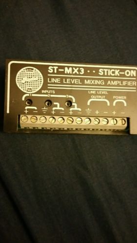 Radio Design Labs ST-MX3 Stick-on Line Level Mixing Amplifier Tested Working!