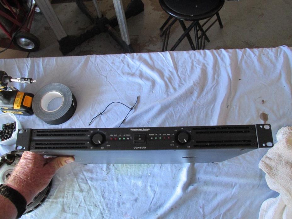 Used American Audio VLP-300 Power Amplifier with original box and paperwork