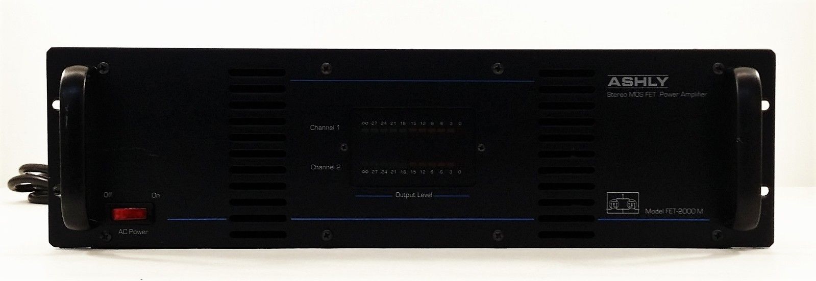 ASHLY Model FET-2000M 250W Rack Mountable Professional Stereo Amplifier