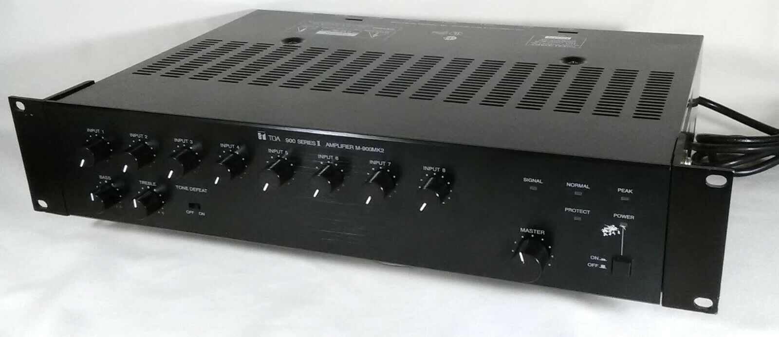 TOA M900 8-CHANNEL MIXER WITH WARRANTY, UP TO 8 INPUT MODULES SUPPLIED