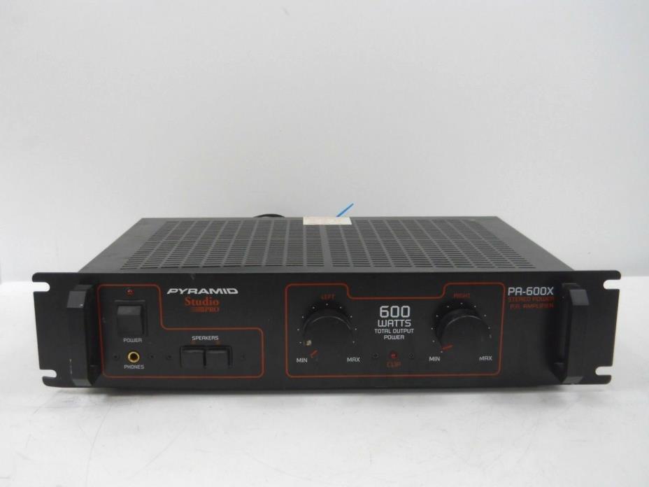 Pyramid Studio Pro PA-600X Stereo Power P.A. Amplifier