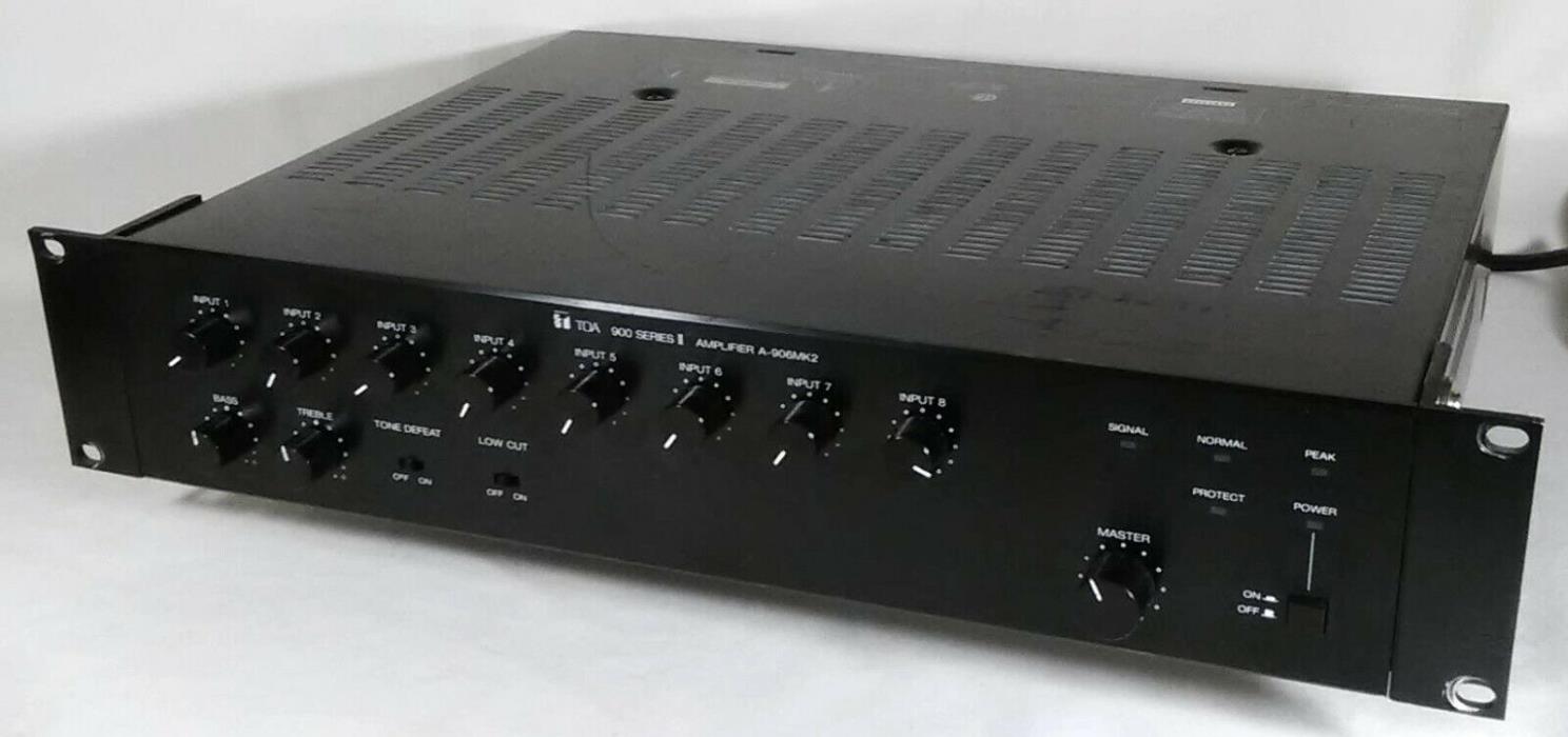 TOA MIXER AMPLIFIER 60W - A950 MK II WITH WARRANTY, SUPPLIED WITH 5 MODULES