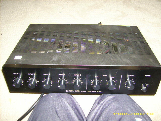 TOA A-503A 500-SERIES 30W POWER AMPLIFIER/AMP FOR PA-LIVE-BROADCAST-STUDIO