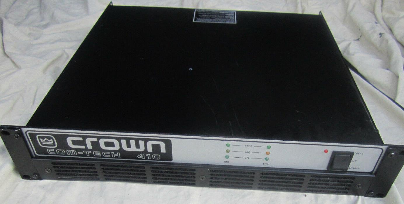 Crown Com-Tech 410 2 Channel Power Amplifier