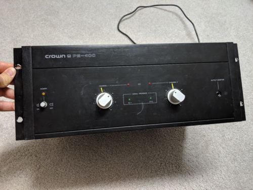 CROWN PS-400 Dual Channel Professional Amplifier - Excellent condition