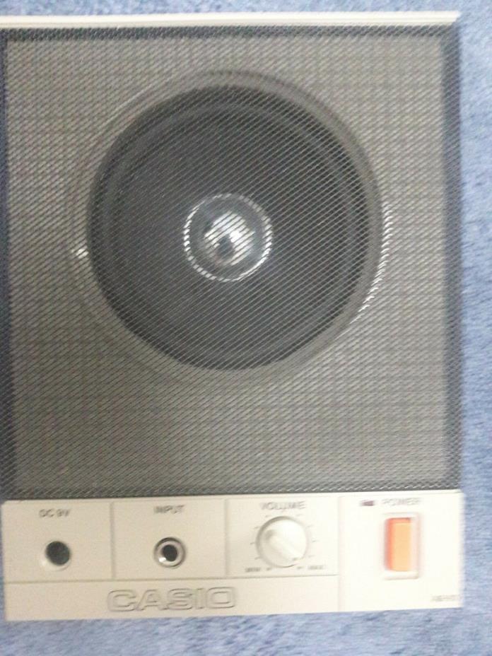 Vintage CASIO Keyboard Amplifier, AS-10, NEW, Black and gray, Rare