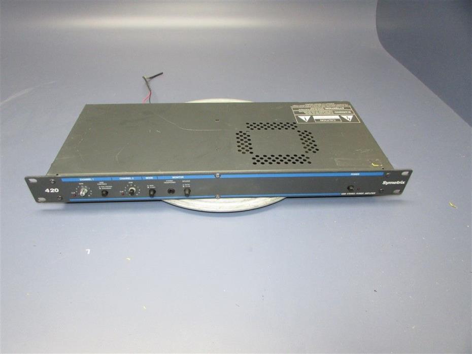 Used Symetrix 420 Stereo Power Amplifier
