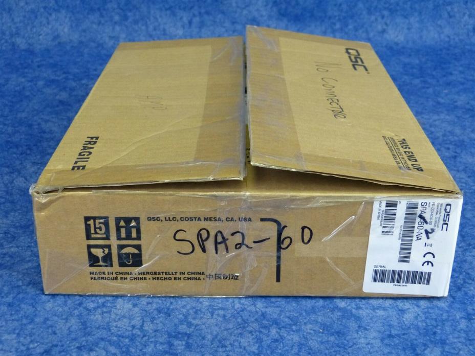 QSC Audio SPA4-60 up to 4 channel Power Amplifier 60WPC 4/8 ohm