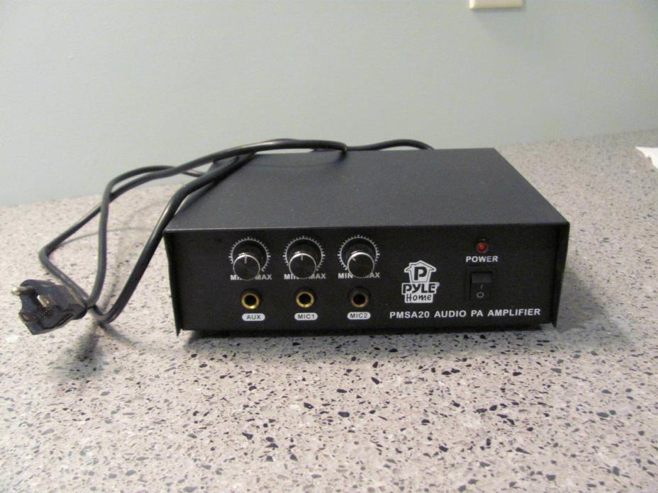 50 Watt Microphone AC/DC PA Amplifier w/ 70 v output PYLE