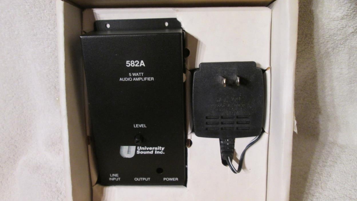 New NOS University Sound 5-Watt Audio Amplifier Model 582 - 580-Series - C2