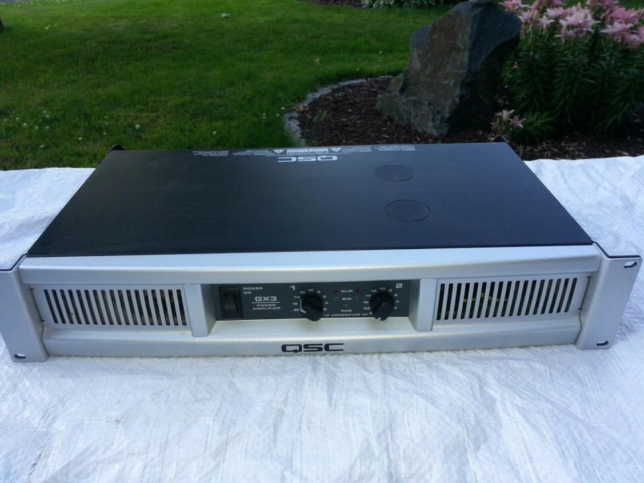 QSC GX3 Power Amplifier - One channel has no output