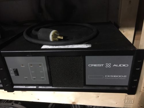 Crest Audio CKS1600 800w/ch Install Amplifier