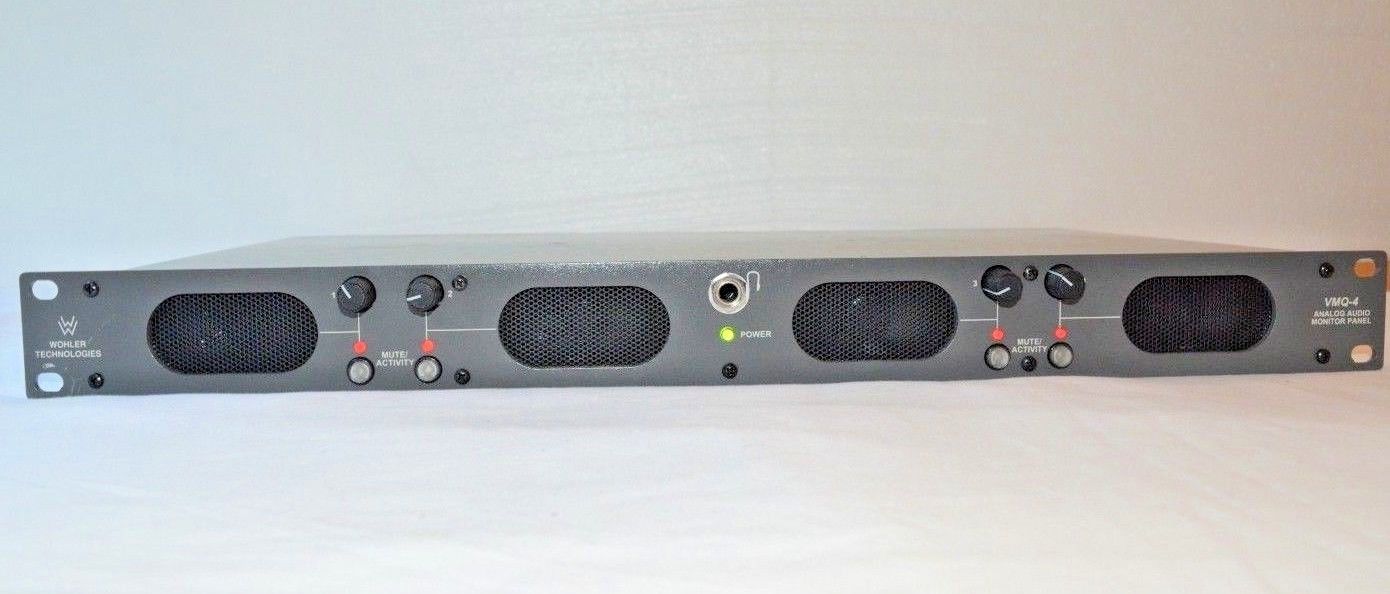 Wohler AMP1A-2S Analog Audio Monitor Panel TR70A24 02A01 100-240VAC 50/60Hz