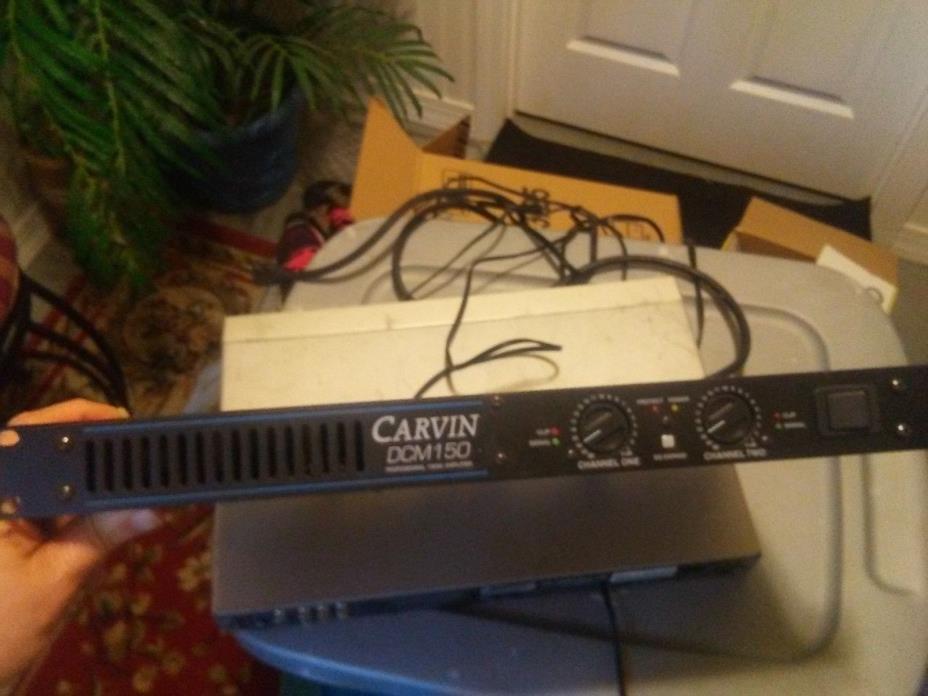 Carvin DCM 150--150 watt power amplifier--TESTED