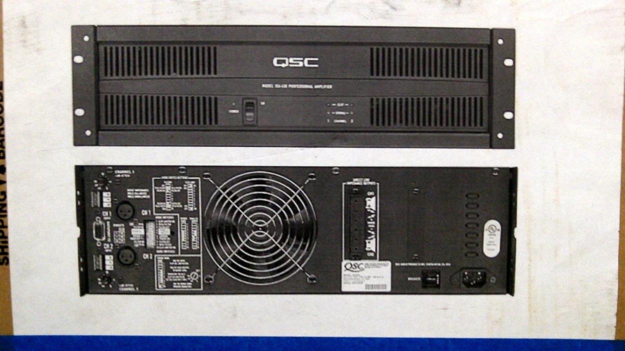 QSC AUDIO ISA 280 2CH 4OHMS 300W 3U PROFESSIONAL PRO POWER AMP AMPLIFIER STEREO