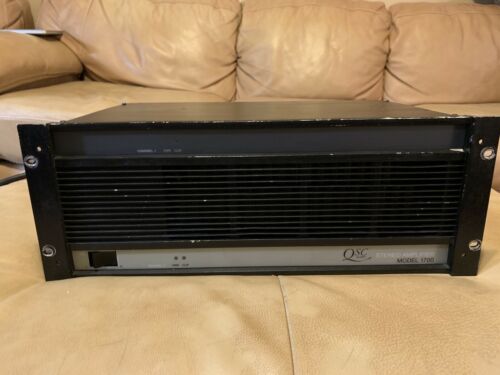 QSC Model 1700 Power Amplifier 2 Channel Or Bridged Mono Professional Commercial