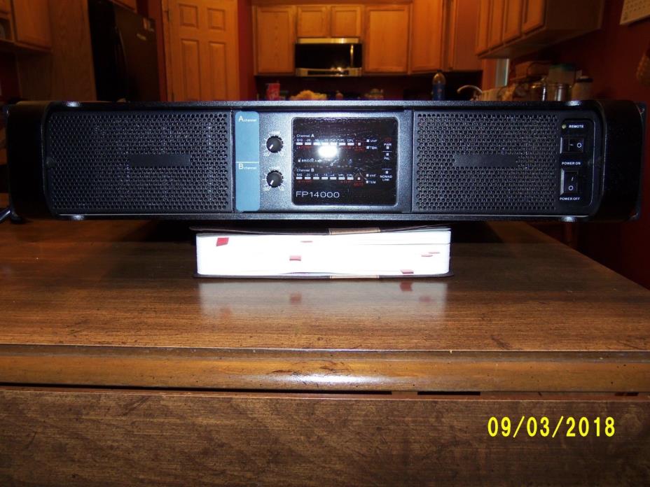 Unbranded FP 14000 power amplifier.