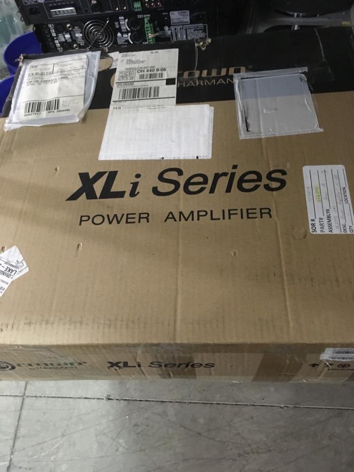 Crown xli800 amplifier