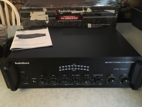 NEW Radio Shack PA Stereo Amplifier Model MPA-250B 250Watt