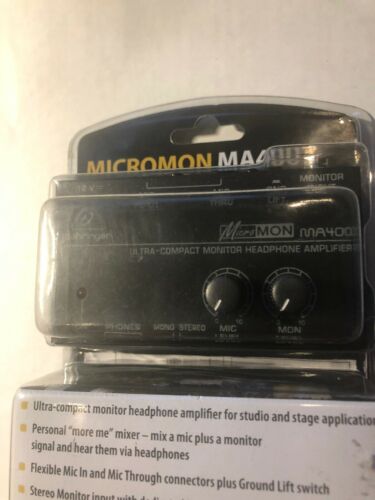 Behringer MicroMON MA400 1-Ch Monitor Headphone Am