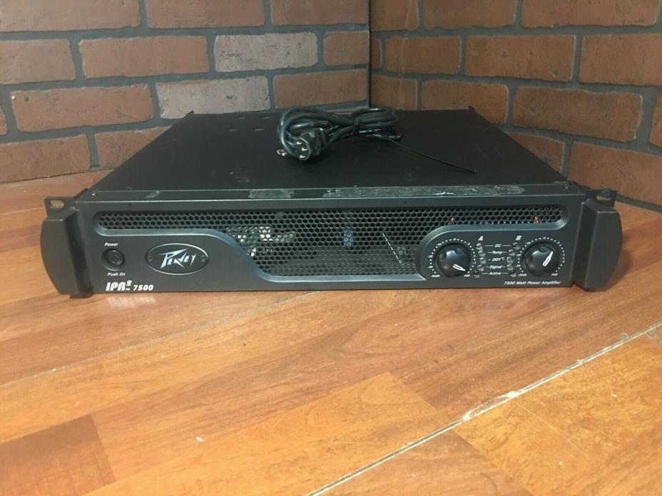 Peavey Ipr2 7500 LightWeight Pro Audio 2 Ch. Amplifier 7500W Amp Works Perfect!