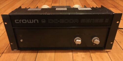 CROWN DC-300A Series II 175 Watt RMS Stereo Power Amplifier