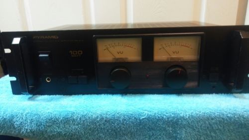 Pyramid PA-310 Stereo Power PA Amplifier Rack Mount 100 Watt FOR PARTS ONLY!