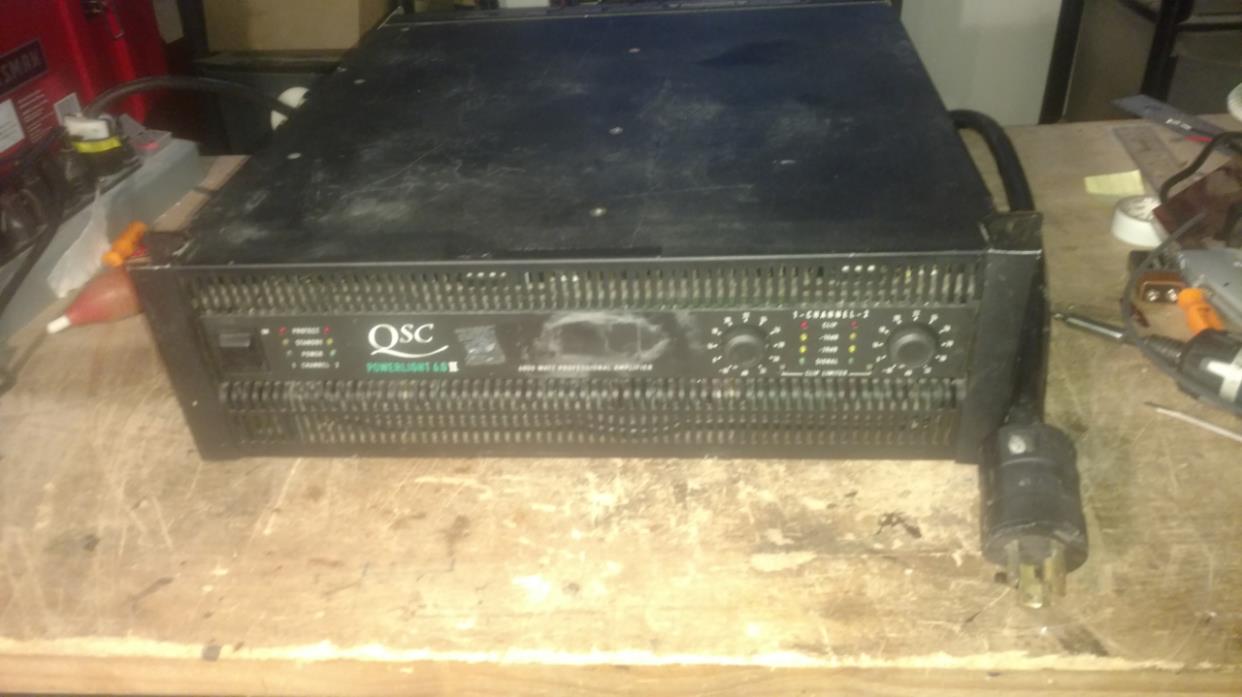QSC Powerlight 6.0 II 6000 Watt Professional Amp