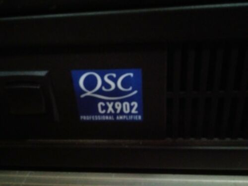 QSC CX902 CX Professional Audio Power Amplifier 900w x2 @4 Ohms. THD. 0.01!