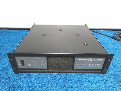 Crest Audio CKS800 Professional Power Processing Amplifier 400W/CH 8-OHMS