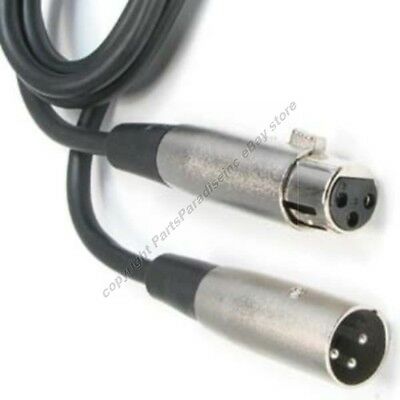 6ft XLR Male~Female Extension 3pin Microphone/Mic/PA/Pro Audio Cable/Cord/Wire