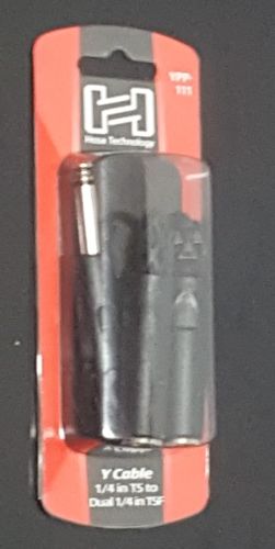 Hosa YPP-111 Y Cable 1/4in TS to Dual 1/4