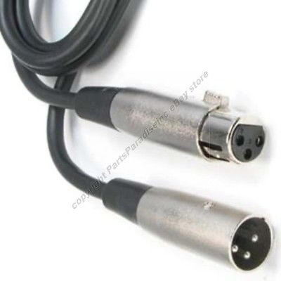 Lot10 6ft XLR Male~Female Extension 3pin Microphone/Mic/PA/Pro Audio Cable/Cord