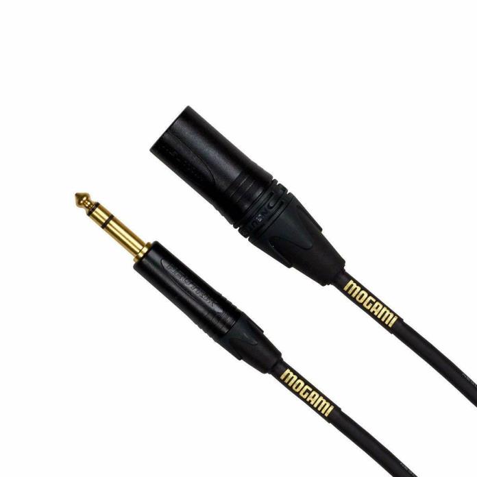 Mogami GOLD TRS to XLR Male Balanced Audio Adapter Cable, 1/4