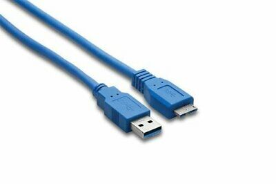 Hosa SuperSpeed USB 3.0 Cable Type A to Micro B, 10ft