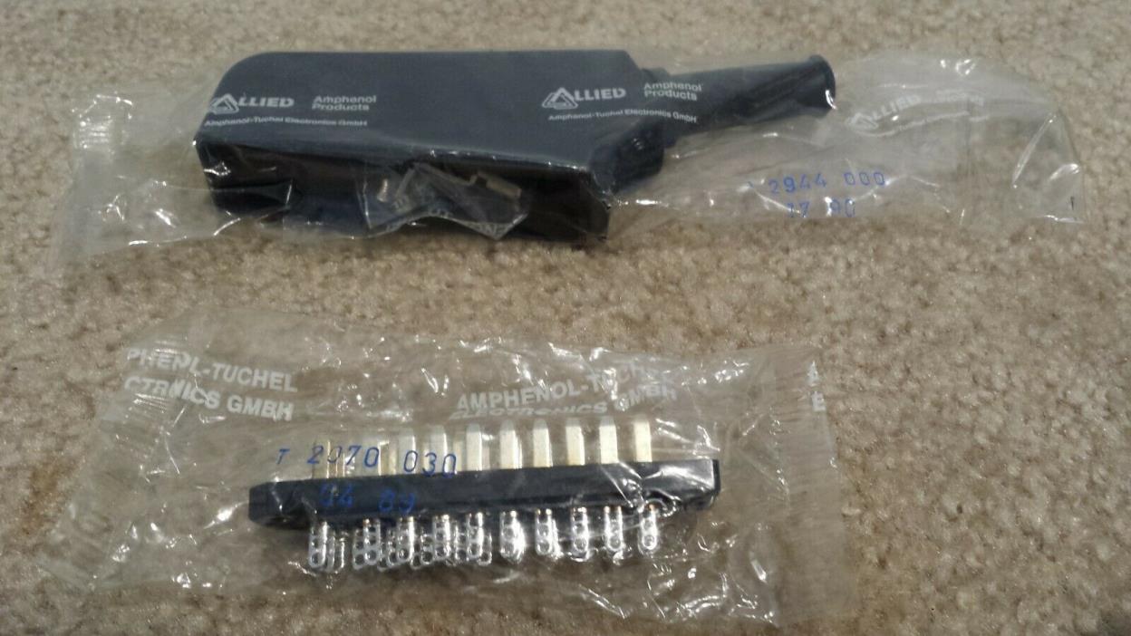 NEW~AMPHENOL~TUCHEL~SIEMENS~TYCO~30-PIN MALE COMPLETE CONNECTOR KIT