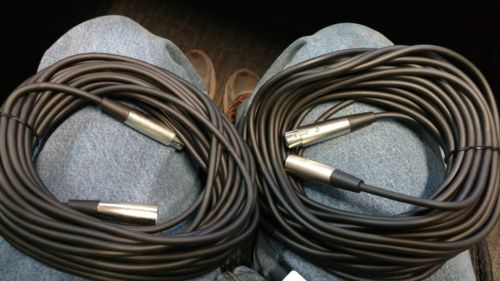 50 Foot Premium Heavy Duty DMX Cable (2 Pack)