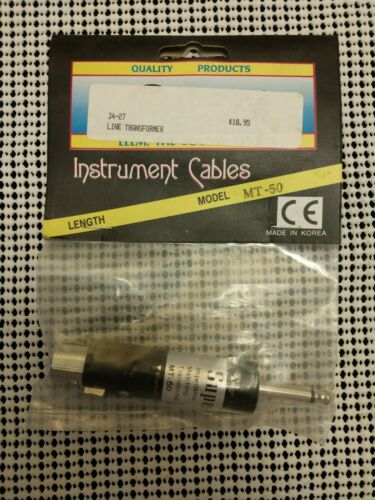 New one line transformer model MT-50 instrument cables Leem, the sound choice