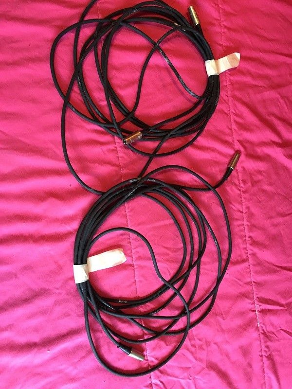 (Lot of 2) Rapco Horizon MIDI Musical Instrument Cable 5 Pin DIN 20' Feet (3)